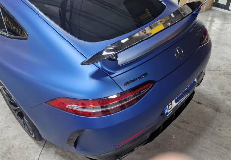 Car wrapping integral albastru mat