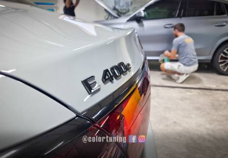 Colantare completă Mercedes E 400 la atelier Color Tuning