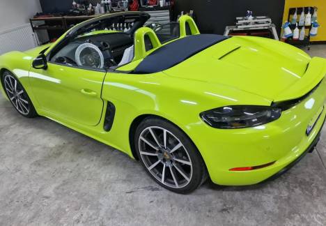 colantare Porsche Cayman verde preț