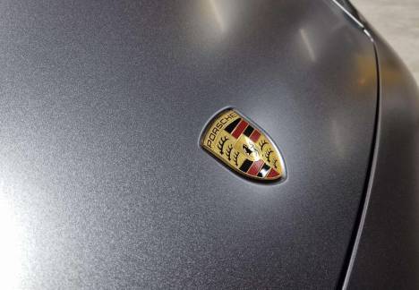 Porsche Spyder gri satin – colantare auto premium