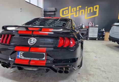 Colantare Mustang GT500 dungi roșii