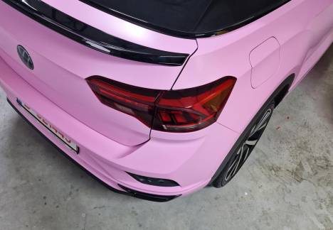 Colantare auto VW T-Roc roz