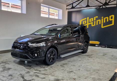 colantare personalizata dacia negru mat
