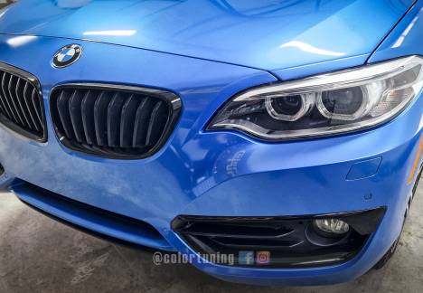 colantare bmw albastru
